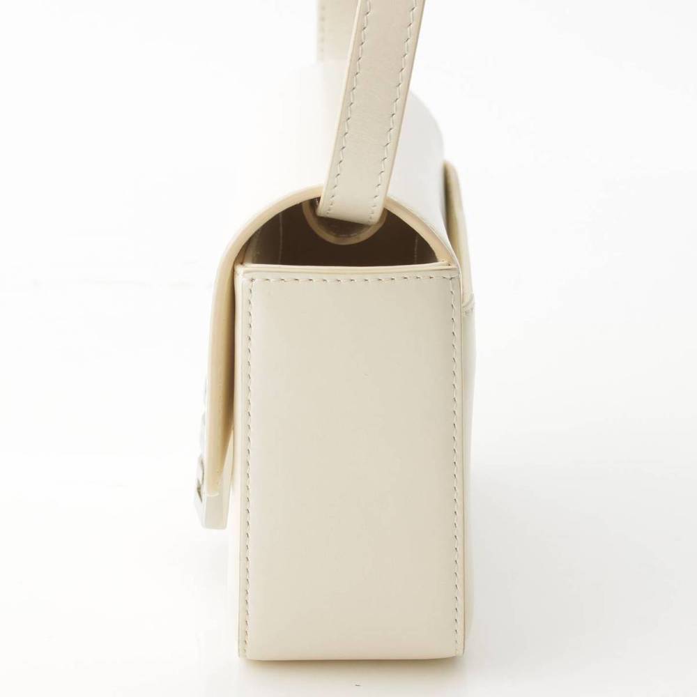 Givenchy Small Bag Shoulder White Logo Ivory Flap… - image 2